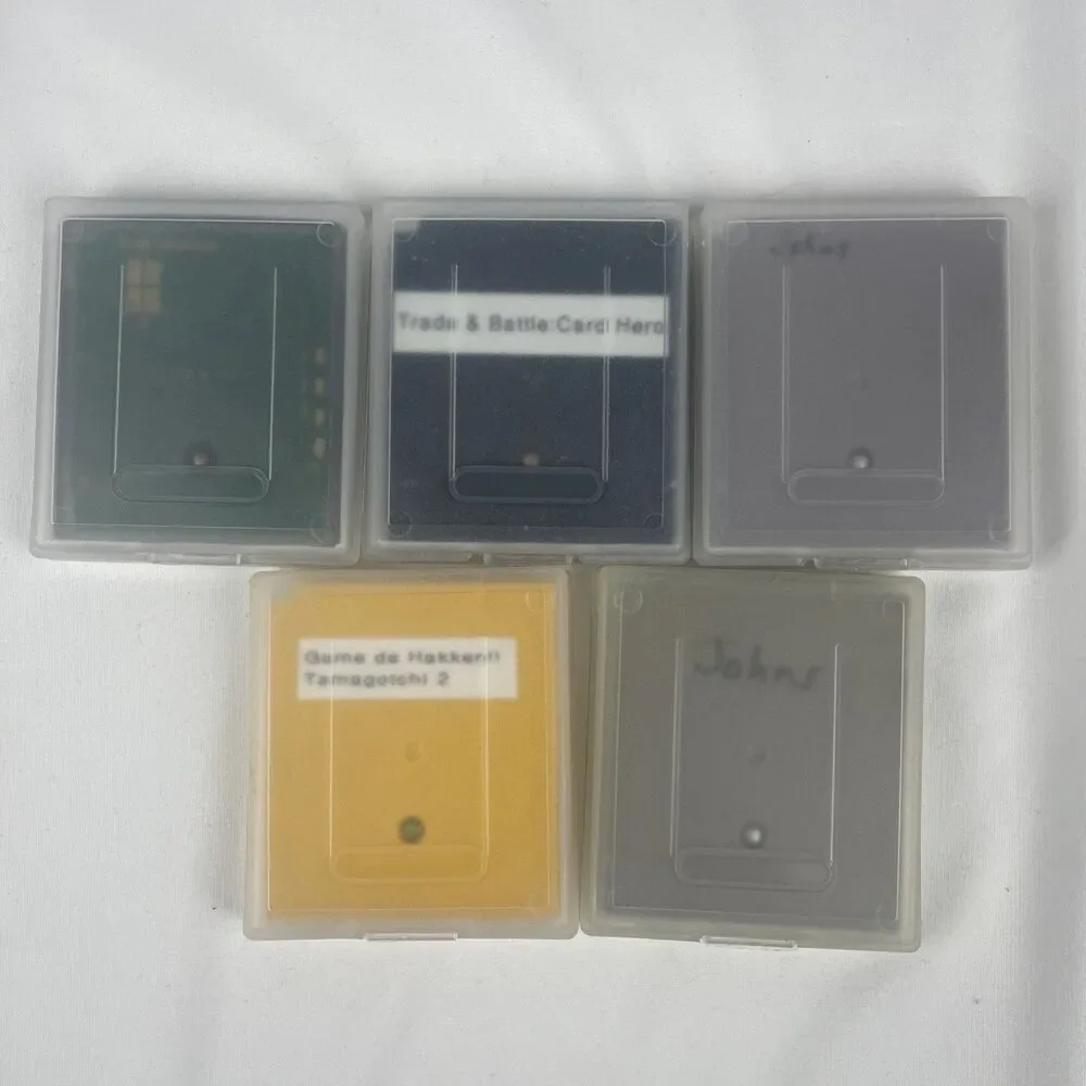 BUNDLE Nintendo Game Boy Color Black OEM + 5 Games Mario Bros ~ Tested Working